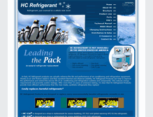 Tablet Screenshot of hcrefrigerant.com